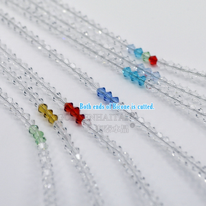 Prisma de cristal do girassol para pendurar na decoração do casamento - Product Image 6
