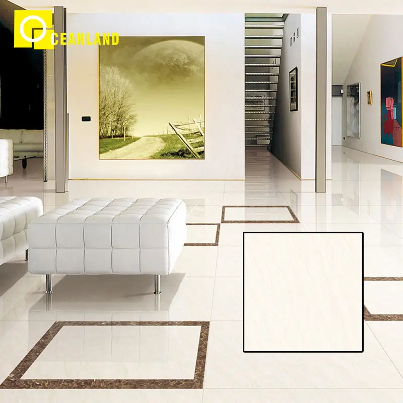 800x800 di prezzi di fabbrica casa beige pavimento lucido piastrelle in gres porcellanato