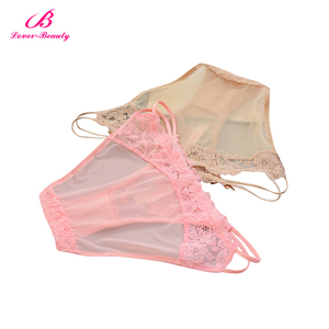 Precio de fábrica del cordón calzoncillos bowknot mujer sexy panty encaje - Product Image 1