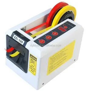 Pantalla Digital ED-100 automático dispensador de cinta 7-50mm de ancho, 2 rollos de corte de cinta de embalaje de la máquina de corte