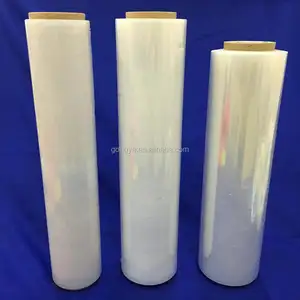 Überlegene qualität material und transparent importiert pe stretch wrapping film