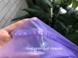 JWCG04 Blouse <span class=keywords><strong>CPE</strong></span> jetable violette Blouse bleue en plastique - Product Image 5