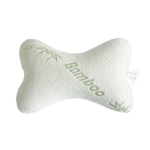 Travesseiro de borracha da espuma do látex 100, confortável, forma de osso