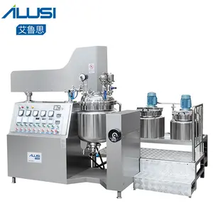 Cosmetic manufacturing machinery, vacuum emulsifying mixer machine