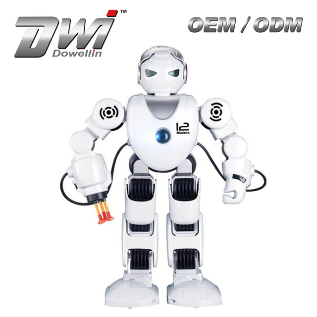 DWI Dowellin K1 Intelligent Alpha RC Smart Robot 2.4G Multi-function RC Shooting Robot Toy Gifts for Kids