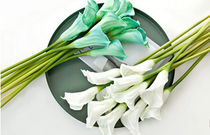 O-1019 Prezzi all'Ingrosso, Dimensioni Personalizzate 63cm, <span class=keywords><strong>Fiori</strong></span> di Calla Artificiali in PU a Effetto Realistico in <span class=keywords><strong>Vendita</strong></span> - Product Image 5