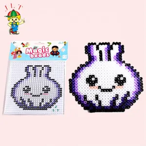 Mainan Pendidikan 5Mm Manik-manik Hama Mini Bawang Diy Manik-manik Perler untuk Anak-anak