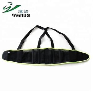 Korset pemangkas pinggang korset sakit punggung Breathable Logo kustom dengan sabuk pendukung angkat berat terbuat dari plastik - Product Image 3