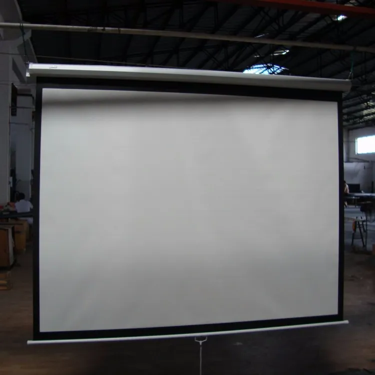 Écran de Projection manuelle mural/projecteur blanc mat 80 "x 80" 70 "x 70" 180x180 200x200cm