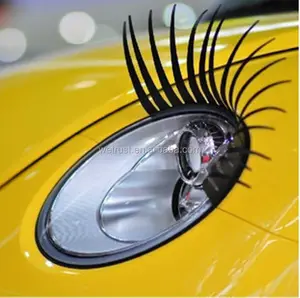 Auto 3D Eyelash logo Sticker Automotive Eye Lashes Car 3D Eyelashes Sticker