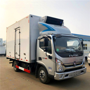 Prix promotionnel FOTON 4*2 diesel 5 tonnes <span class=keywords><strong>camion</strong></span> frigorifique <span class=keywords><strong>camion</strong></span> de transport de viande congelée - Product Image 1