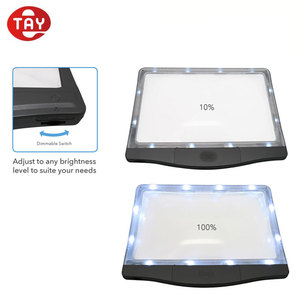 3x مضيئة صفحة كاملة شاشة كبيرة محمولة عدسة قراءة مكبرة ورقة مع مصلحة الارصاد الجوية - Product Image 5