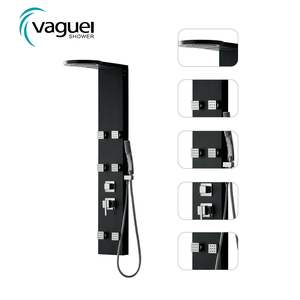 Muebles para <span class=keywords><strong>el</strong></span> hogar Venta caliente sola manija tres chorros de masaje Baño de montaje Panel de Ducha - Product Image 1