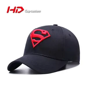 Aangepaste Hoge Kwaliteit 3D Borduren Cool Logo Vrije Tijd Sport Baseball Cap Voor Mannen Hoeden