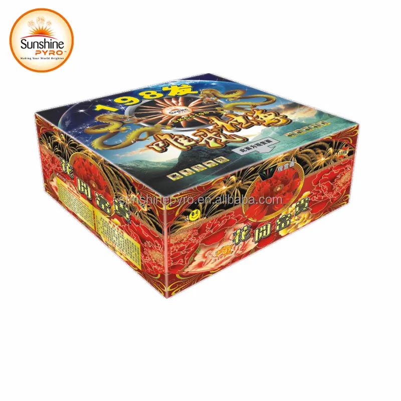 Factory Direct Sales 198 Shots Professional Cake Firework for sale