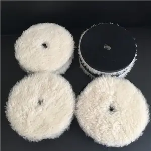 5" Rotary car polisher buffing pad soft wool polishing pad