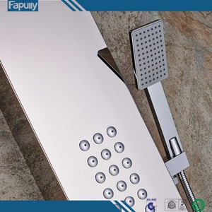 Offres Spéciales Style Moderne Thermostatique Robinets <span class=keywords><strong>de</strong></span> <span class=keywords><strong>salle</strong></span> <span class=keywords><strong>de</strong></span> <span class=keywords><strong>bain</strong></span> en acier Inoxydable Panneau <span class=keywords><strong>de</strong></span> <span class=keywords><strong>Douche</strong></span> - Product Image 4