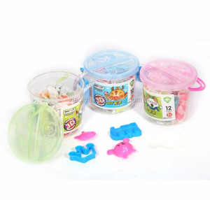 DUCKEY — ensemble de pâte écologique non toxique, jouet éducatif en argile <span class=keywords><strong>douce</strong></span>, 12 couleurs, farine de blé de 2 à 4 ans et 3 ans - Product Image 5