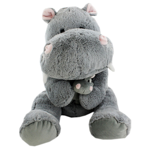 Fábrica de juguetes de peluche animal feliz hipopótamo de peluche de juguete - Product Image 2