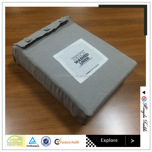 Ensemble de draps en lin 100% français et lin belge lavé à la pierre, ensemble de housse de couette - Product Image 6
