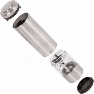 Moulin à sel et à poivre électrique à piles pour la cuisine, moulin à poivre électrique, <span class=keywords><strong>salière</strong></span> et poivrière - Product Image 2
