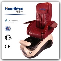Fauteuil à jet sans tuyau pour le rimming/ Fauteuil de pédicure avec revêtement en cuir/ vente en gros de fauteuils de pédicure européens à prix abordable