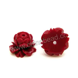 Popular semi-precious stone carved coral beads