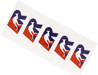 Autocollant d'étiquette personnalisé en PVC avec logo découpé, adhésif imperméable pour produits ménagers, impression personnalisée bicolore