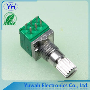 Muestras Gratis 9mm dual Gang Rotary Auto Retorno lineal b103 tipo potenciómetro de potenciómetro - Product Image 4