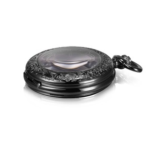 <span class=keywords><strong>Orologio</strong></span> da Tasca Meccanico Personalizzato con Logo, Catena Personalizzata, <span class=keywords><strong>Orologio</strong></span> da Tasca Steampunk Nero, Ciondolo <span class=keywords><strong>Orologio</strong></span> Meccanico da Uomo in Stock - Product Image 3