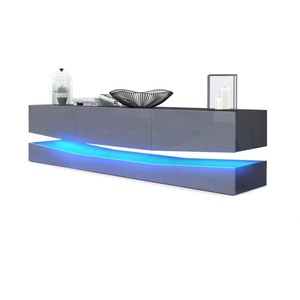 High Quality Popular High Gloss Led <strong>TV</strong> Cabinet <strong>TV</strong> Stand <strong>TV</strong> Wall <strong>Unit</strong> <strong>Design</strong> for Hall - Product Image 1
