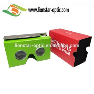 ชุดหูฟัง <span class=keywords><strong>VR</strong></span> แว่นตา3D กระดาษแข็งเสมือนจริงสำหรับสมาร์ทโฟน - Product Image 4