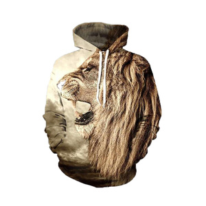 Custom mens 3D imprimir pullover hoodies todo impresión poliéster sudaderas con capucha - Product Image 3