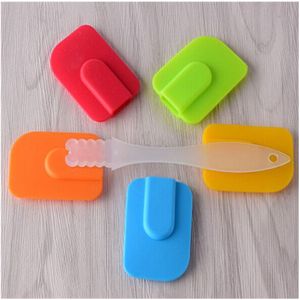 Spatola <span class=keywords><strong>per</strong></span> glassa da cucina in <span class=keywords><strong>Silicone</strong></span> da 18CM di piccole dimensioni senza BPA <span class=keywords><strong>per</strong></span> uso alimentare di vendita calda - Product Image 5