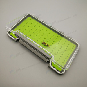 new arrival high quality fly fishing tackle box , Waterproof slim plastic fish box
