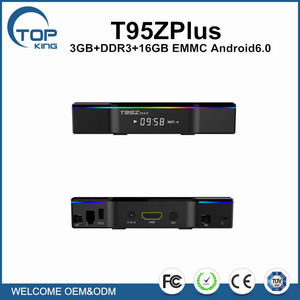3 GB/16 GB T95Z Più TV Box Amlogic S912 Octa Core Android 6.0 Marshmallow 3D 4 <span class=keywords><strong>K</strong></span> Dual WiFi 2.4G/5 GHz Bluetooth 4.0 H.265 1000 <span class=keywords><strong>M</strong></span> - Product Image 1