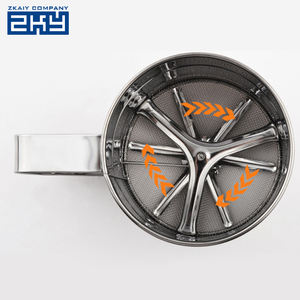 Vaso Mezclador de Acero Inoxidable, Dosificador de Azúcar, Tamiz para Harina con Marcas de Medición - Product Image 3