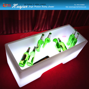 Colorido sulco retangular luminosa vinho, impermeável moda mobiliário LED gelo balde titular - Product Image 5