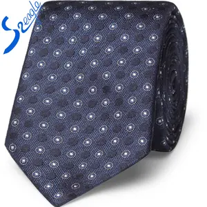Italian 100 silk men ties and handkerchief silk tie set for man