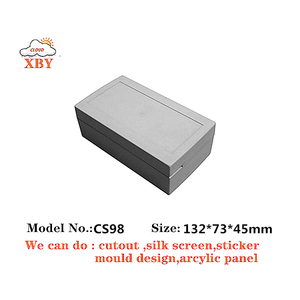 Mini tùy chỉnh loa bao vây nhựa nhà ở tự làm trường hợp điện tử hộp phân phối điện <span class=keywords><strong>ABS</strong></span> Hộp nối 130*68*43 Mét cs98 - Product Image 2