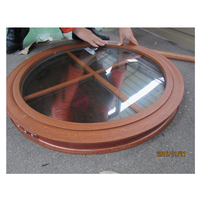 Perfil de aluminio estándar australiano Ventana de parrilla redonda Ventana redonda fija a la venta
