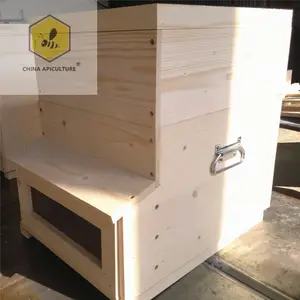 Standart 10 veya 12 çerçeve Dadant arı kovanı ile metal eşya montajı