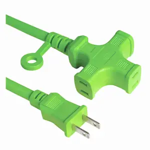 Japanese 2 pin power plug to 3 female socket extension cord cable with Japan PSE certification