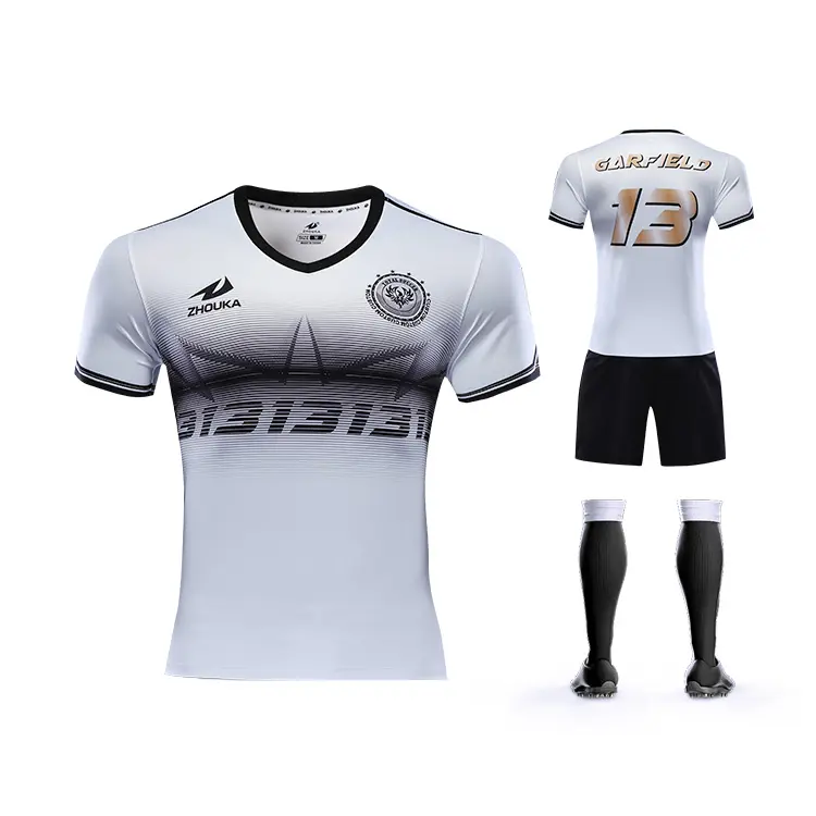 ZHOUKA-camiseta de fútbol de Malasia, camiseta de tela que nunca se decolora, camiseta de fútbol, 2019