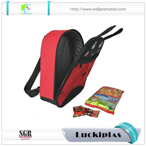 Mariquita linda mochila kids Poliéster mochila de campamento de picnic almuerzo frío - Product Image 6