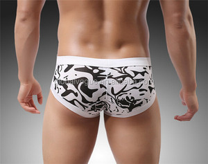 Stampa avanzata <span class=keywords><strong>Boxer</strong></span> da <span class=keywords><strong>uomo</strong></span> in maglia traspirante elasticizzato sportivo <span class=keywords><strong>Boxer</strong></span> con Oversize U convesso modale - Product Image 6
