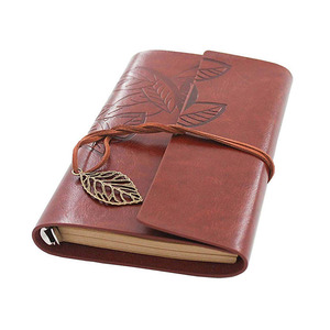 Meilleur vendeur en gros carnet de notes vintage <span class=keywords><strong>rechargeable</strong></span> à feuilles mobiles en <span class=keywords><strong>cuir</strong></span> conception journal - Product Image 2