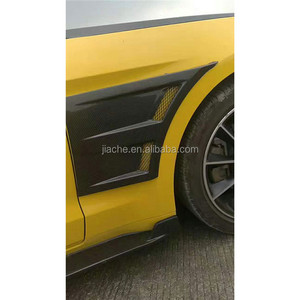 2ピース/セットカーボンファイバーフロントバンパーサイドフェンダーパネルベントエアインテークカバーforFord <span class=keywords><strong>Mustang</strong></span> Coupe2-Door 2015 2016 2017 - Product Image 5