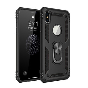 Custodia <span class=keywords><strong>e</strong></span> accessori per cellulare 2 IN 1 TPU PC Cover per cellulare per custodia <span class=keywords><strong>iPhone</strong></span> X con anello per dito - Product Image 5