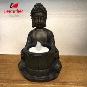 Petit bougeoir de <span class=keywords><strong>bouddha</strong></span> en résine, support de <span class=keywords><strong>photophore</strong></span>, petite décoration pour la maison, en résine, meilleurs ventes - Product Image 3